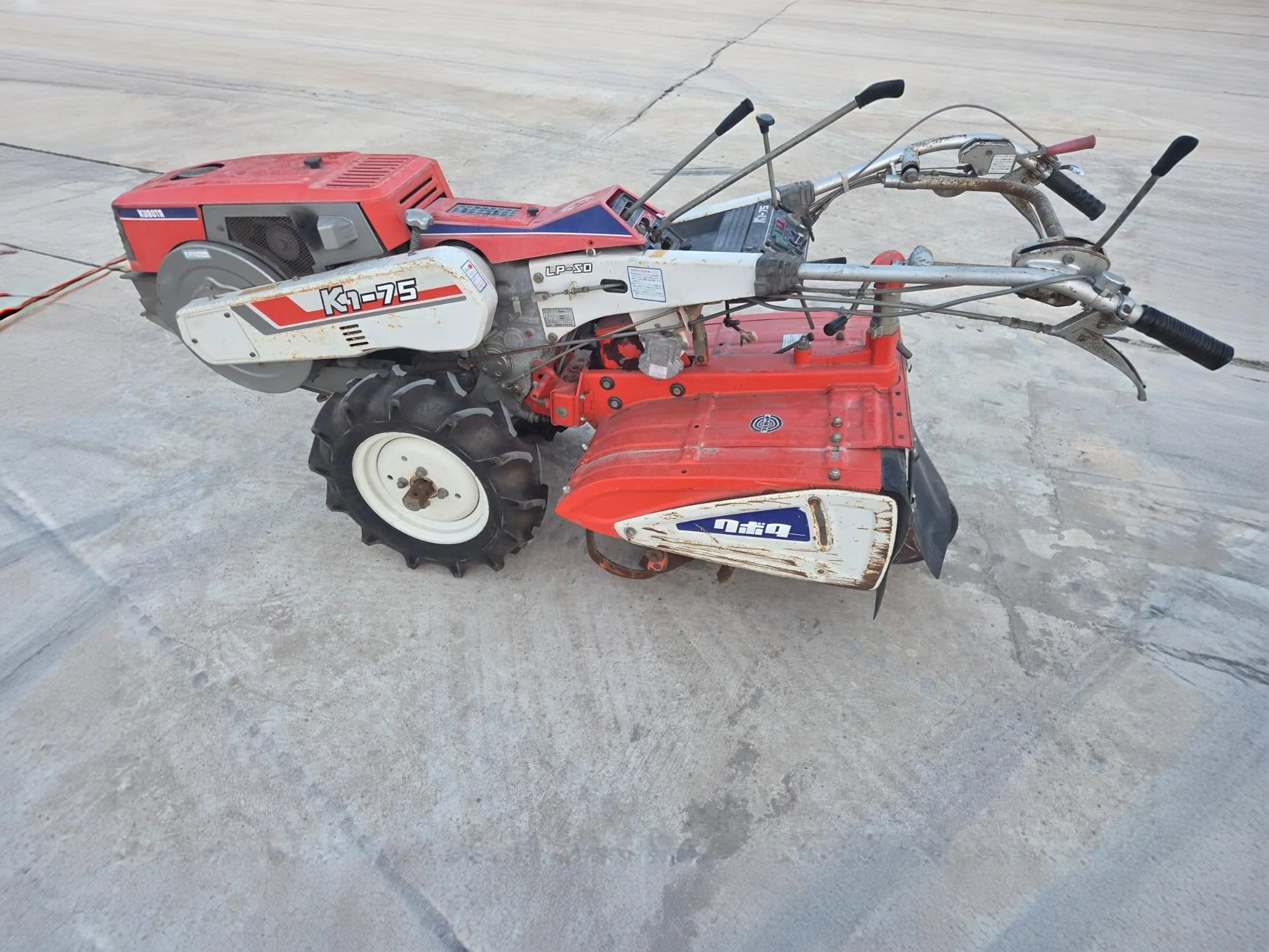 Motoculteur diesel Kubota K1-75 d'occasion au Maroc — Grelinette Maroc — photo 2