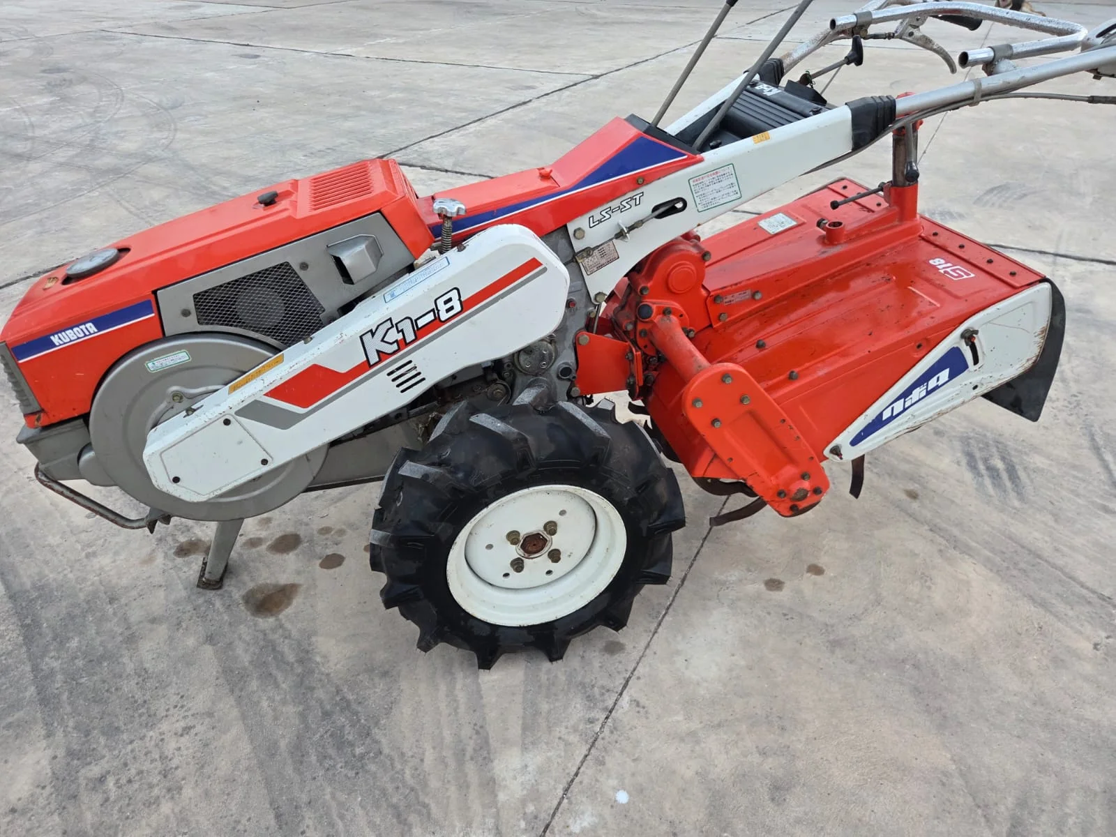 Motoculteur diesel Kubota K1-8 d'occasion au Maroc — Grelinette Maroc — photo 2