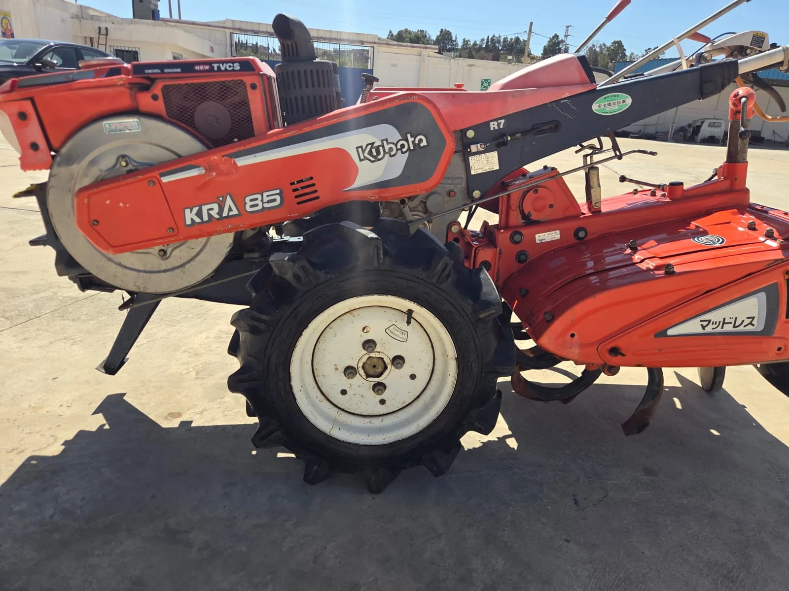 Motoculteur diesel Kubota KRA-85 d'occasion au Maroc — Grelinette Maroc — photo 3