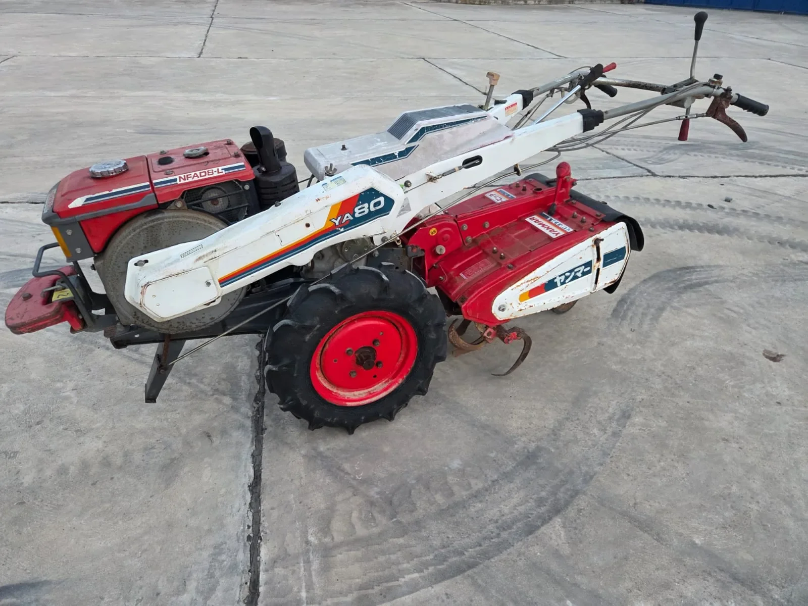 Motoculteur diesel Yanmar YA80 d'occasion au Maroc — Grelinette Maroc — photo 2