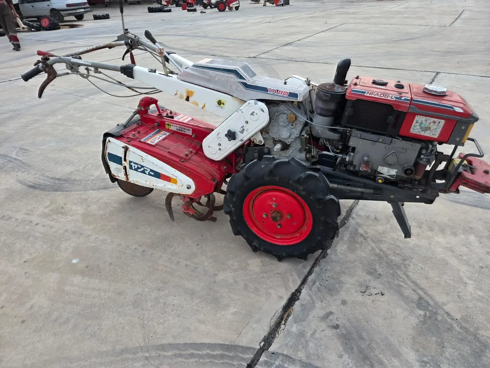 Motoculteur diesel Yanmar YA80 d'occasion au Maroc — Grelinette Maroc — photo 3