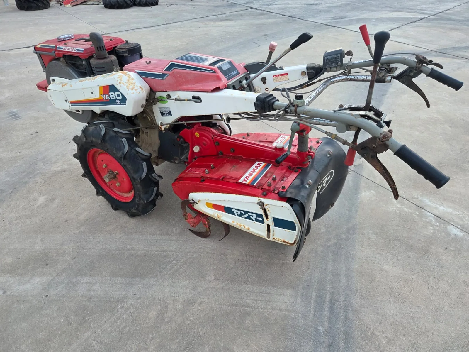 Motoculteur diesel Yanmar YA80 démarreur électrique au Maroc — occasion (photo 1)