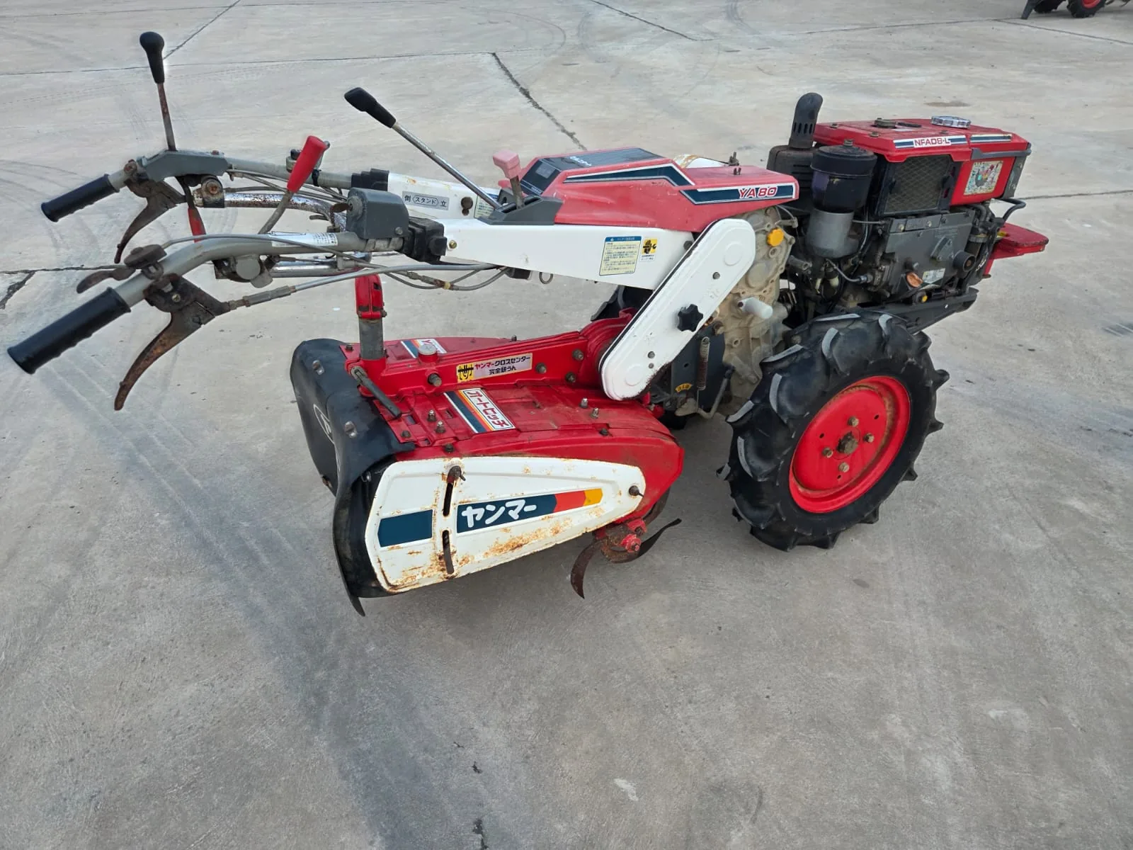 Motoculteur diesel Yanmar YA80 démarreur électrique d'occasion au Maroc — Grelinette Maroc — photo 2