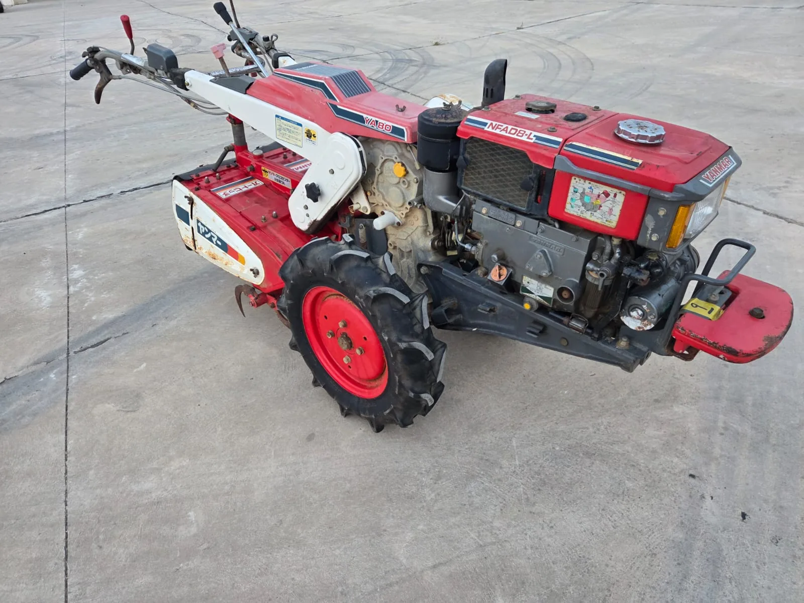 Motoculteur diesel Yanmar YA80 démarreur électrique d'occasion au Maroc — Grelinette Maroc — photo 3
