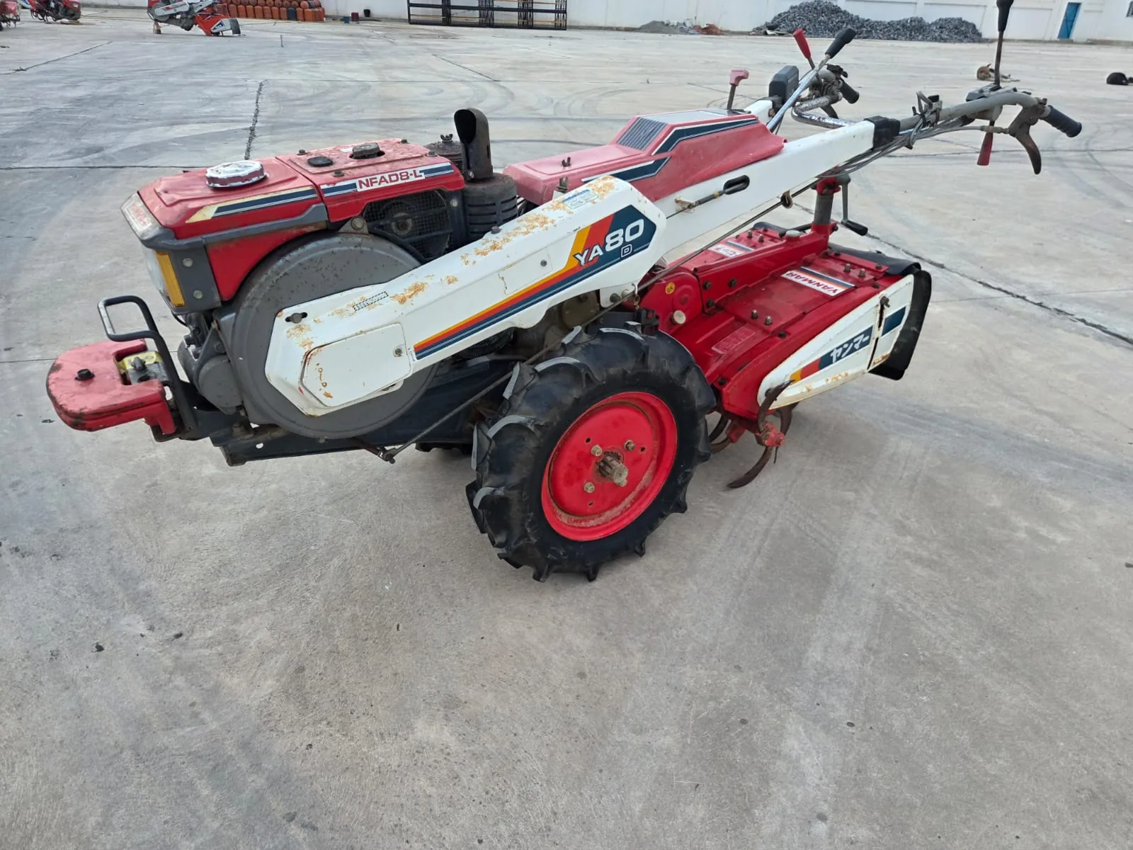 Motoculteur diesel Yanmar YA80 démarreur électrique d'occasion au Maroc — Grelinette Maroc — photo 5